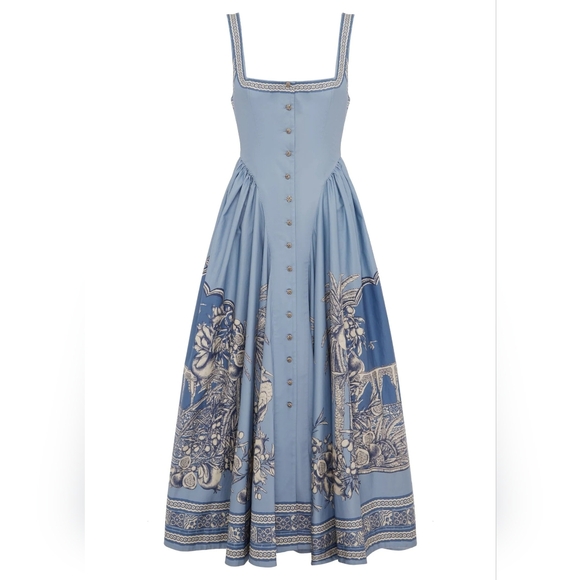 ALEMAIS Villa Romantica Midi Dress - Picture 4 of 14